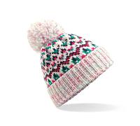 Cappello In Maglia Con Pompon Unisex Bambini Caldo Invernale Coordinato