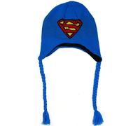 Cappello In Maglia Peruviana Blu Di Superman