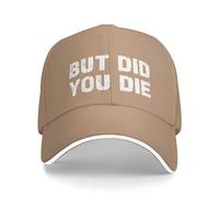Cappello in Stile Hip Hop But Did-You Die Women Funny Gifts Regolabile Cappellino per Uomo Retro Cappellino da Baseball per Pesca Unisex Corsa