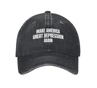 Cappello in Stile Hip Hop Make America Great Depression Again Moda Cappellino Sport Flessibile Cappellino Trucker per Tennis Amico Caccia