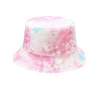 Cappello in tessuto da uomo per attività all'aria aperta Fisherman's Hat Basin Hat Bucket Fashion Printing Baseball Caps Cappello per bambini, Colore: rosa., Taglia unica