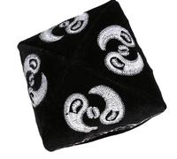 Cappello in velluto traspirante con motivo etnico unico spettacoli teatrali per moda e cultura Aficionados cappello comodo, Nero e bianco, 57/58 cm