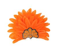 Cappello indiano copricapo di piume artificiale per lo spettacolo teatrale