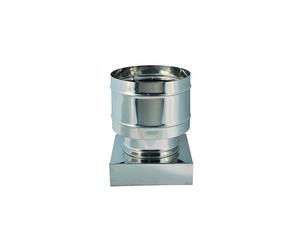 CAPPELLO INOX QUATTRO VENTI BASE QUADRA