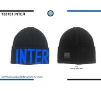 CAPPELLO INTER INVERNALE NERO CUFFIA ADULTO RAGAZZO PRODOTTO UFFICIALE