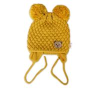 Cappello invernale a maglia Teddy Bear, senape, 68/80, (6-12m), Baby Nellys