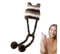 Cappello Invernale Caldo Con Paraorecchie Berretto Peruviano A Righe Con