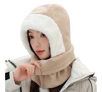 Cappello invernale con ghetta per il collo - Maschera per il freddo, cappello invernale | Scaldacollo con protezione integrale, maschera da sci, berretto caldo in peluche per uomo