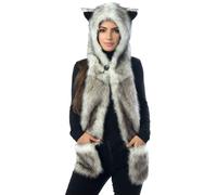 Cappello invernale con paraorecchie per genitori-bambini, adorabile cappello da cacciatore di cartoni animati, sciarpa antivento per sci all'aperto, escursionismo, caldo Ushanka, unisex Trapper, B