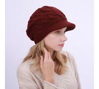 Cappello Invernale Da Donna Caldo Cappello Lavorato A Maglia Berretto Casual ☆