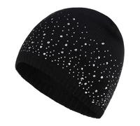 Cappello Invernale Donna a Maglia con Decorazioni a Strass Caldo e Fashion Perfetto per l'Outdoor e la Città Design Elegante Che Unisce Funzionalità Stile per la Donna Moderna Moda