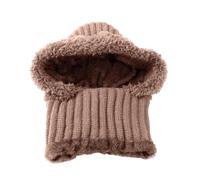Cappello invernale per clima freddo con sciarpa per il collo, cappello a maglia caldo con fodera in pile e paraorecchie, per clima freddo, escursionismo, autunno, viaggi, spostamenti e ciclismo, Lei