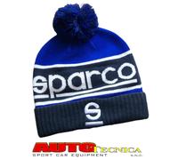 CAPPELLO INVERNALE SPARCO WINDY PON PON BICOLORE RICAMATO BERRETTO RALLY