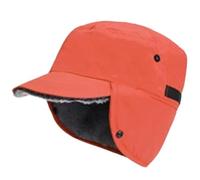 Cappello Invernale Trapper Hunter Aviator Pilot cap Ear Protection Flaps Regolabile Impermeabile Antivento Uomo Donna Sci all'aperto Pattinaggio Ciclismo Caccia (L (58-60 cm) / Arancione)