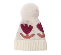 Cappello Invernale Unisex Per Bambini Con Fiocco Neve Cuore Natale Che Progetta Un Accogliente Copricapo Lavorato A Maglia Feste Vacanza Alla Bambini