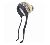 Cappello Invernale Uomo con Paraorecchie, Cappello Invernale Lavorato a Maglia con Chiusura Regolabile e Paraorecchie per Termico