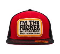 Cappello King Kerosin I'm the fucker nero e rosso Taglia unica