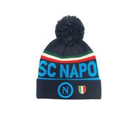 Cappello Lana Ssc Napoli Enzo Castellano Zuccotto Blu Ponpon Scudetto Campione