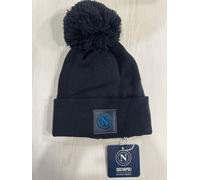 Cappello Lana Ssc Napoli Enzo Castellano Zuccotto Blu Ponpon Scudetto Natalizio
