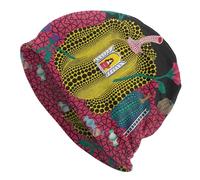 Cappello Lavorato a Maglia per Il Calore, Personalizzato Freddo Inverno Caldo Uomini Donne Cappelli A Maglia Adulto Unisex Yayoi Kusama Pittura Astratta Skullies Berretti Berretti Cappelli Bonnet