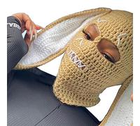 Cappello lavorato a maglia per ragazze, per foto di Pasqua, costume da diavolo, corno di Pasqua, decorazioni invernali, cappelli lavorati a maglia, costume da diavolo per Halloween