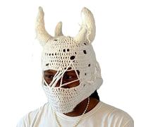 Cappello lavorato a maglia per ragazze, per foto di Pasqua, costume da diavolo, corno di Pasqua, decorazioni invernali, cappelli lavorati a maglia, costume da diavolo per Halloween