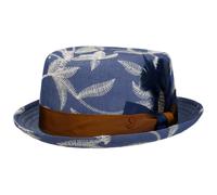 Cappello Leaves Pork Pie by Alfonso DEste blu XL (60-61 cm)