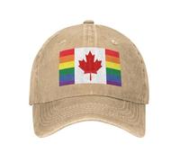 Cappello LGBT Canada Pride Bandiera LGBTQ Canada Mese della storia Banner