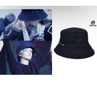 Cappello MACK BARRY BTS MIC Drop Hope Suga EXO Baekhyun Over Fit Bucket Nero