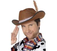 Cappello Marrone Dallas Cowboys Uomo Cappello Fantasia Wild West
