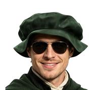 Cappello Medievale da Uomo | Morbido Vintage - Il Berretto Medievale Tudor con Cuffia Bonnet | Ideale Per Ballo In Maschera, Cosplay, Halloween E Sessioni Fotografiche Per Vacanze E Festività