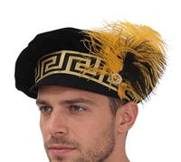 Cappello Medievale - Per Testa Vintage Del Medioevo Con Velluto Squisito - Cappello Tudor per Costume Adulti,Per Rappresentazione Sul Palco Matrimonio Teatro Festa Vacanze