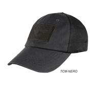 CAPPELLO MODELLO BASEBALL NERO MILITARE CON RETE ESTIVO MADE IN USA