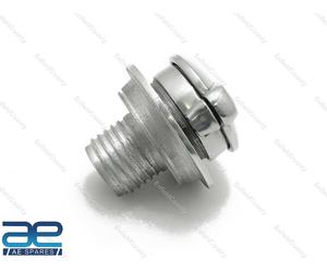 Cappello Monza 2.5" Con Adattatore Per BMW R100 RT RS R90 R80 Serbatoio Gas