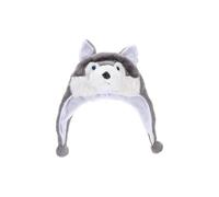 Cappello morbido a forma di animale, simpatico cappello da lupo con paraorecchie, caldo cappello invernale