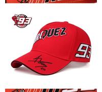 Cappello MotoGp Official Marc Marquez 93 Racing Red Sportivo in Cotone Unisex