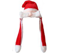 Cappello natalizio attivato dal movimento con pupazzo di neve e figure festive p