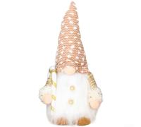 Cappello natalizio con renna Rudolph in peluche, con illuminazione a LED e accessorio per feste stagionali e decorazione (A)