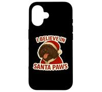 Cappello natalizio con scritta «I Believe In Santa Paws», modello Puli, per mamma e papà Custodia per iPhone 16