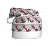 Cappello natalizio in peluche HJFCZH Lips tacchi alti stampe morbido e confortevole per feste balli Halloween