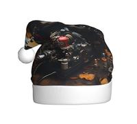 Cappello natalizio in peluche, stile vintage, con macchinari aerei, comodo copricapo per feste e attività per genitori e bambini