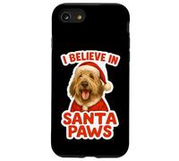 Cappello natalizio per cani Otterhound I Believe In Santa Paws Custodia per iPhone SE (2020) / 7/8