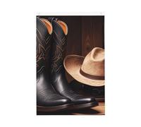 Cappello nero da cowboy stivali occidentali bandiera da giardino di benvenuto 2x3 Ft No Fade Double Sided Casa Yard Bandiere Outdoor Banner Decor Per Cortile Portico Prato