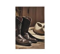 Cappello nero da cowboy stivali occidentali bandiera da giardino di benvenuto 2x3 Ft No Fade Double Sided Casa Yard Bandiere Outdoor Banner Decor Per Cortile Portico Prato