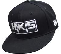 Cappello nero da uomo HKS Premium Goods, berretto piatto con snapback 51007-A...