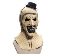 Cappello nero Joker Maschera Terrifier Art Il Clown Cosplay Maschera in lattice