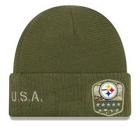 CAPPELLO NEW ERA SALUTE TO SERVICE KNIT 2019 PITTSBURGH STEELERS