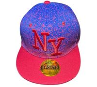 Cappello New Y Rosso e Blu Lettere Rosse Moda Uomo Berretto New Era Sport Taglia 7 1/4 58cm Gadget Accessorio Idea Regalo Uomo Donna Bambino