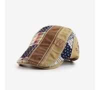 Cappello Newsboy Da Uomo Berretto Patchwork Cabbie Gatsby Ivy Regolabile Retro