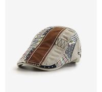 Cappello Newsboy Da Uomo Berretto Patchwork Cabbie Gatsby Ivy Regolabile Retro